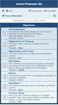 Mobile Screenshot of forum.freewar.de