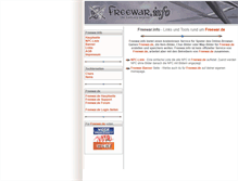 Tablet Screenshot of freewar.info