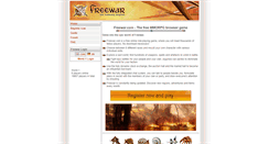 Desktop Screenshot of freewar.com